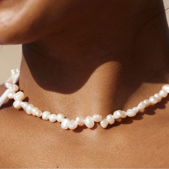 Atolea - Sunseeker Choker - Genuine Freshwater Pearls - New with Dust Bag - Picture 2 of 14